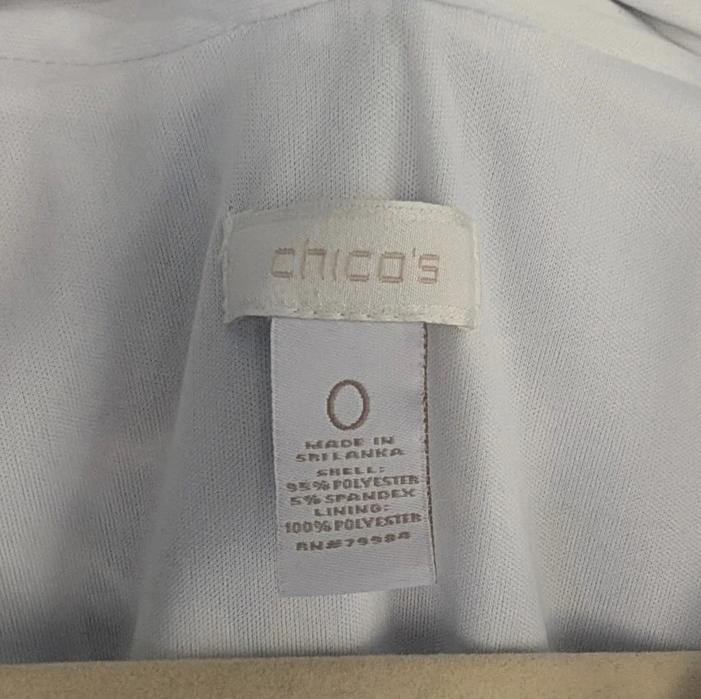 Chico's Blue and White Patterned Dress - Picture 5 of 15